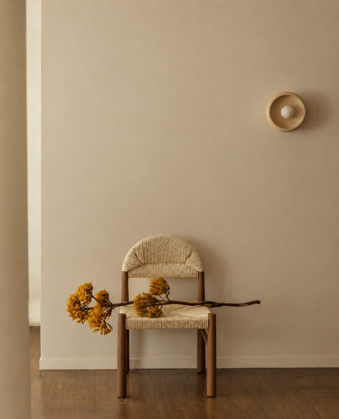 Silla en Rosa Morada y Palma