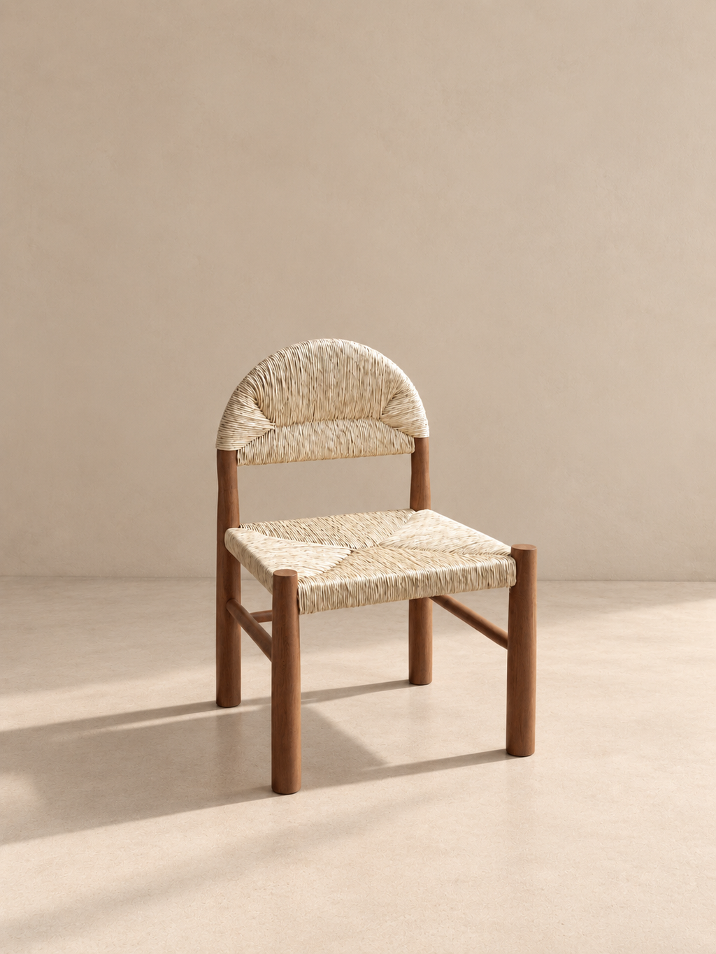 Silla en Rosa Morada y Palma