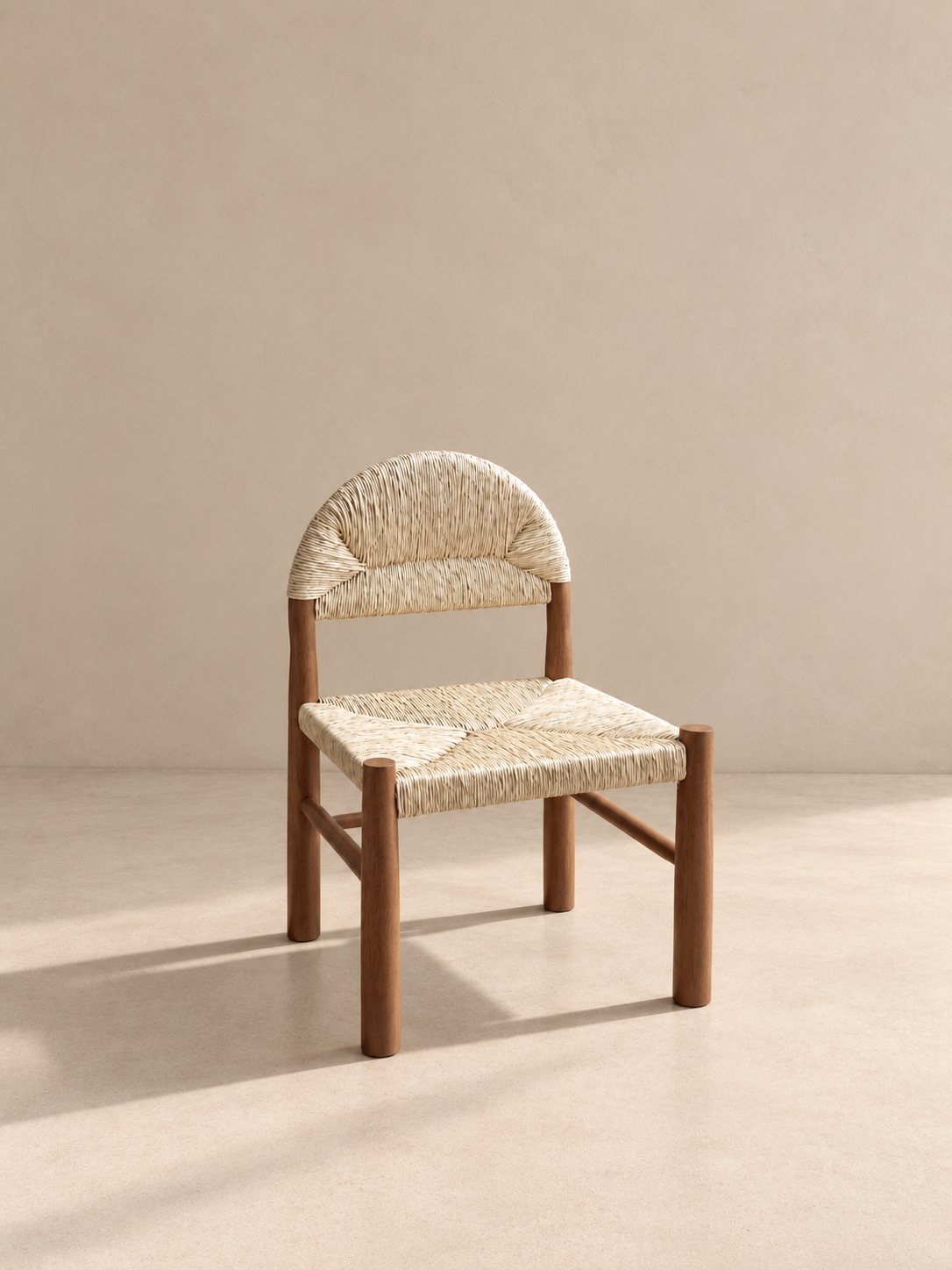 Silla en Rosa Morada y Palma