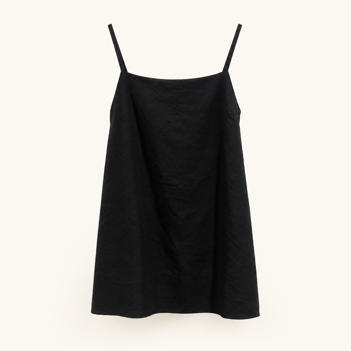 Vestido corto lino